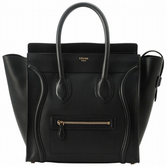 CELINE セリーヌ バッグ コピー ボックス型 トートバッグ 16521 3HSC 38NO ブラック（金具：ゴールド）